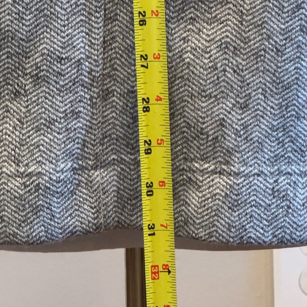 Lands' End Womens Grey Herringbone Fleece Jacket XL/18 - Picture 14 of 15